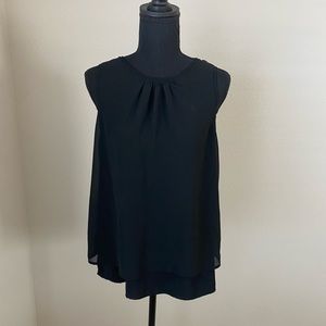 Naked Zebra Size Medium Black Blouse Top
